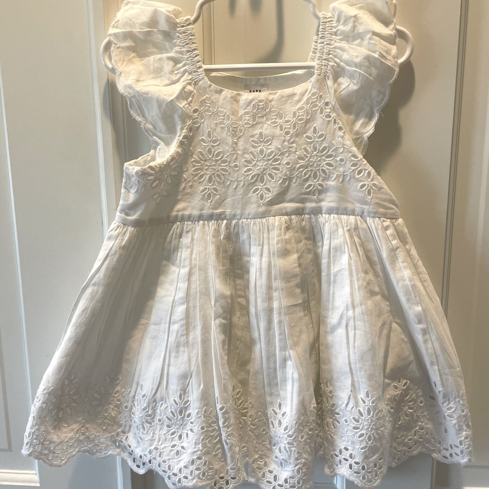GAP White Lace Kids Dress